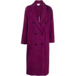 Reduzierte Violette Merci Italia Maxi V-Ausschnitt Trenchcoats lang für Damen Größe L für den für den Herbst 