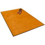 Orange Fußmatten aus Polyamid 