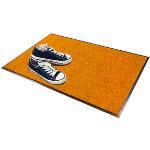 Orange Moderne Fußmatten aus Polyamid 