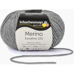 Hellgraue Schachenmayr Merino Extrafine 120 Melierte Wolle 