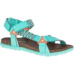 Reduzierte Blaue Merrell Outdoor-Sandalen mit Riemchen für Damen Größe 38 für den für den Sommer 