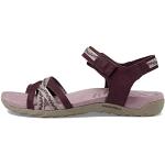 Reduzierte Burgundfarbene Merrell Terran Outdoor-Sandalen aus Nubukleder leicht für Damen Größe 42 für den für den Sommer 