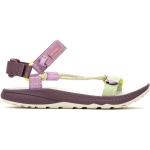Mauvefarbene Merrell Bravada Outdoor-Sandalen mit Riemchen für Damen Größe 36 für den für den Sommer 