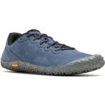Blaue Merrell Vapor Glove Trailrunning Schuhe mit Schnürsenkel aus Leder für Herren Größe 43,5 