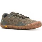 Olivgrüne Merrell Vapor Glove Trailrunning Schuhe mit Schnürsenkel aus Mesh atmungsaktiv für Herren Größe 41,5 