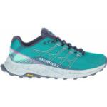 Reduzierte Marineblaue Merrell Moab Trailrunning Schuhe mit Schnürsenkel aus Mesh Atmungsaktiv für Damen Größe 40,5 