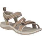 Braune Merrell Siren Outdoor-Sandalen aus Nubukleder wasserdicht für Damen Größe 41 für den für den Sommer 