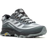 Graue Merrell Moab Speed Gore Tex Trailrunning Schuhe mit Schnürsenkel aus Mesh leicht für Herren Größe 50 