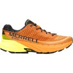 Orange Merrell Gore Tex Vegane Trailrunning Schuhe mit Riemchen für Herren Größe 44 