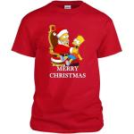 Die Simpsons Print-Shirts mit Weihnachts-Motiv aus Baumwolle für Herren Weihnachten 