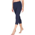 Marineblaue Elegante Capri-Leggings & 3/4-Leggings aus Spitze für Damen Größe XXL 