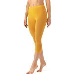 Reduzierte Gelbe Capri-Leggings & 3/4-Leggings für Damen Größe XS 