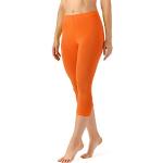 Reduzierte Orange Capri-Leggings & 3/4-Leggings für Damen Größe XS 
