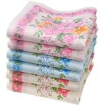 Stofftaschentücher aus Baumwolle für Damen Größe M 6-teilig 