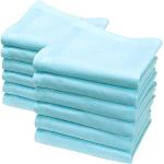 Hellblaue Unifarbene Stofftaschentücher aus Baumwolle für Damen 