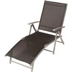 Taupefarbene Merxx Deckchairs & Holzliegestühle aus Aluminium Breite 100-150cm, Höhe 100-150cm, Tiefe 100-150cm 