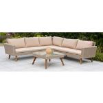 Reduzierte Beige Moderne Merxx Nachhaltige Lounge Gartenmöbel & Loungemöbel Outdoor aus Aluminium 5 Personen 