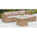 Beige Merxx Lounge Gartenmöbel & Loungemöbel Outdoor ausziehbar Breite 50-100cm, Höhe 50-100cm 