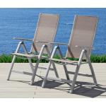 Reduzierte Merxx Amalfi Hochlehner-Gartenstühle aus Polyrattan 2-teilig 
