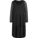Schwarze MYBC Nachhaltige Damenkleider aus Mesh maschinenwaschbar Größe XL 