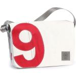 Rote Maritime Messenger Bags & Kuriertaschen mit Reißverschluss mit Innentaschen mini 