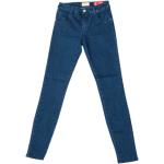 Reduzierte Dunkelblaue MET Slim Fit Jeans mit Reißverschluss aus Baumwolle für Damen 
