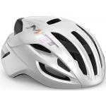 MET Unisex-Adult Rivale Renradhelm, White Holographic Glossy, L