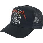 Schwarze Metallica Snapback-Caps 