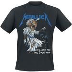 Reduzierte Schwarze Metallica Herrenbandshirts aus Baumwolle Größe XXL 
