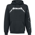 Schwarze Metallica Herrenhoodies & Herrenkapuzenpullover mit Kapuze Größe XXL für Festivals 