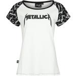 Schwarze Bestickte Metallica Damenbandshirts Größe XXL für Festivals 