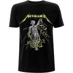 Schwarze Unifarbene Metallica Herrenbandshirts Größe XL für Festivals 