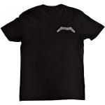Schwarze Langärmelige Metallica Damenbandshirts aus Baumwolle Größe XXL 