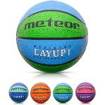 meteor® Layup Kinder Mini Basketball Größe #1 ideal auf die Jugend Kinderhände von 2-5 Jährigen abgestimmt idealer Basketball für Ausbildung weicher Basketball mit griffiger Oberfläche