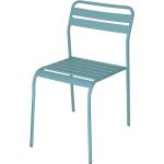 Blaue Gartenstühle & Balkonstühle Pulverbeschichtete aus Polyrattan Outdoor Breite 0-50cm, Höhe 50-100cm, Tiefe 50-100cm 