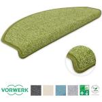 Grüne Motiv Halbrunde Stufenmatten & Stufenteppiche aus Polyamid schmutzabweisend 16-teilig 