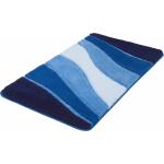 Royalblaue MEUSCH Ocean Badteppiche aus Textil 
