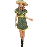 Gelbe Buttinette Mexikaner-Kostüme für Damen Größe M 