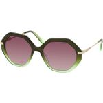 Grüne Mexx Quadratische Sonnenbrillen mit Sehstärke aus Kunststoff für Damen 