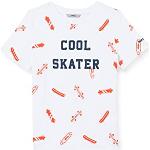 Weiße Skater Mexx Printed Shirts für Kinder & Druck-Shirts für Kinder aus Baumwolle für Jungen Größe 122 