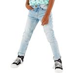 Hellblaue Mexx Slim Jeans für Kinder aus Baumwolle für Jungen Größe 116 