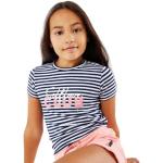 Weiße Kurzärmelige Mexx Kinder T-Shirts aus Baumwolle für Mädchen Größe 110 