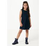 Reduzierte Blaue Mexx Rundhals-Ausschnitt Kinderkleider mit Knopf für Mädchen Größe 122 
