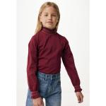Reduzierte Rote Langärmelige Mexx Stehkragen Longsleeves für Kinder & Kinderlangarmshirts mit Knopf aus Baumwolle für Mädchen Größe 134 