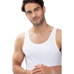 Reduzierte Weiße Unifarbene Casual Ärmellose Mey Rundhals-Ausschnitt Trägerhemden & Achselhemden aus Jersey Größe L 