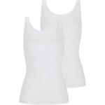 Reduzierte Weiße Ärmellose Mey Bio Rundhals-Ausschnitt Damenträgerhemden & Damenachselhemden aus Baumwolle 