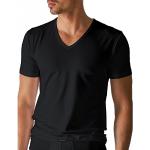 Reduzierte Schwarze Halblangärmelige Mey V-Ausschnitt V-Shirts für Herren Größe M 