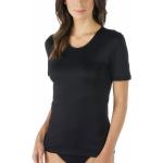 Schwarze Elegante Kurzärmelige Mey Emotion Kurzarm-Unterhemden für Damen Größe M 