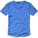 Reduzierte Blaue Mey&Edlich V-Ausschnitt V-Shirts aus Jersey für Herren Größe XL für den Sommer 