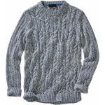 Blaue Mey&Edlich Kaschmir-Pullover aus Wolle für Herren Übergrößen 